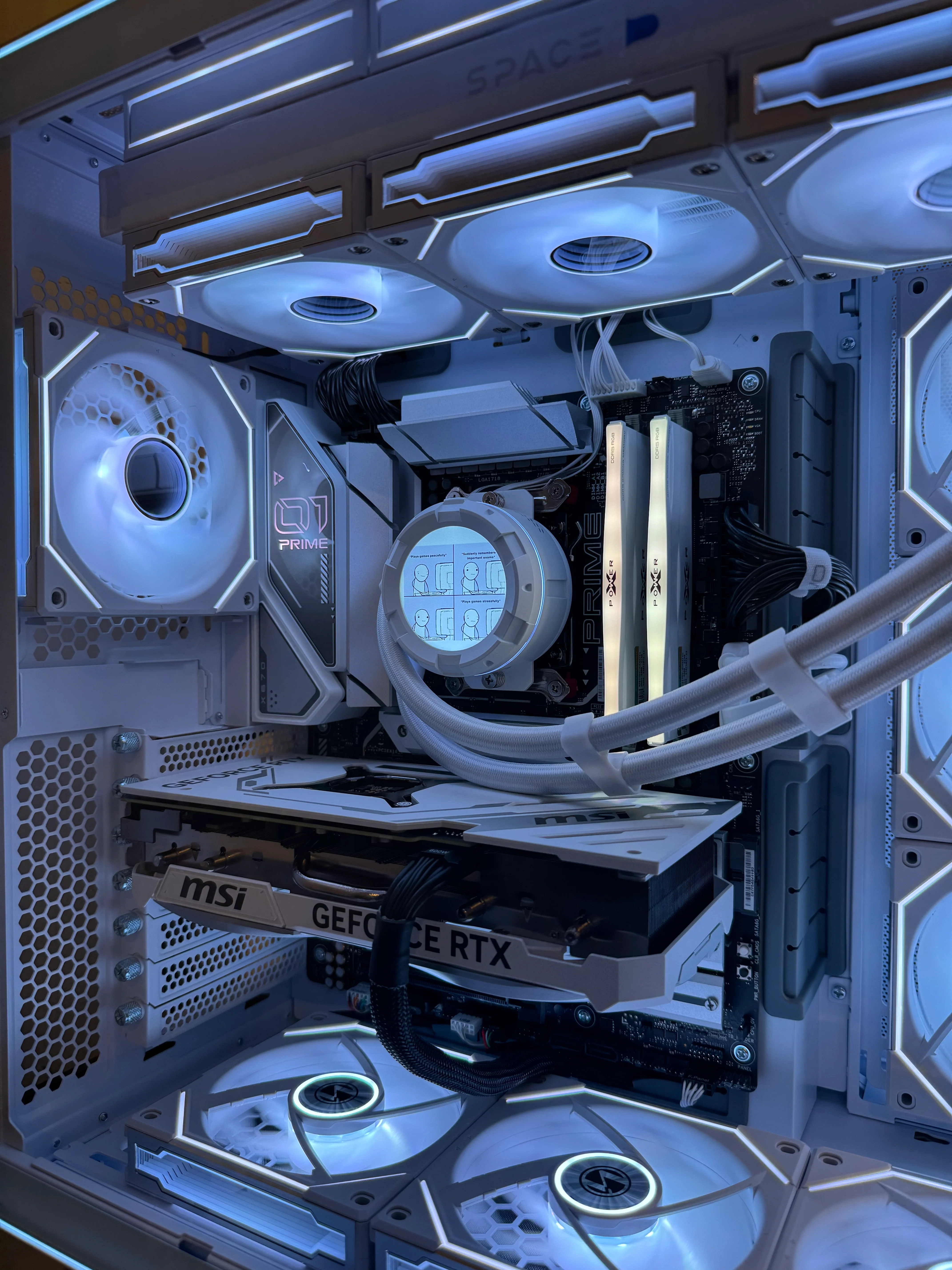 i9 14900K Gaming PC NVIDIA RTX 50 SERIES - 32GB DDR5 2TB SSD WiFi 6 DIGITAL LCD WHITE BUILD - Image 10