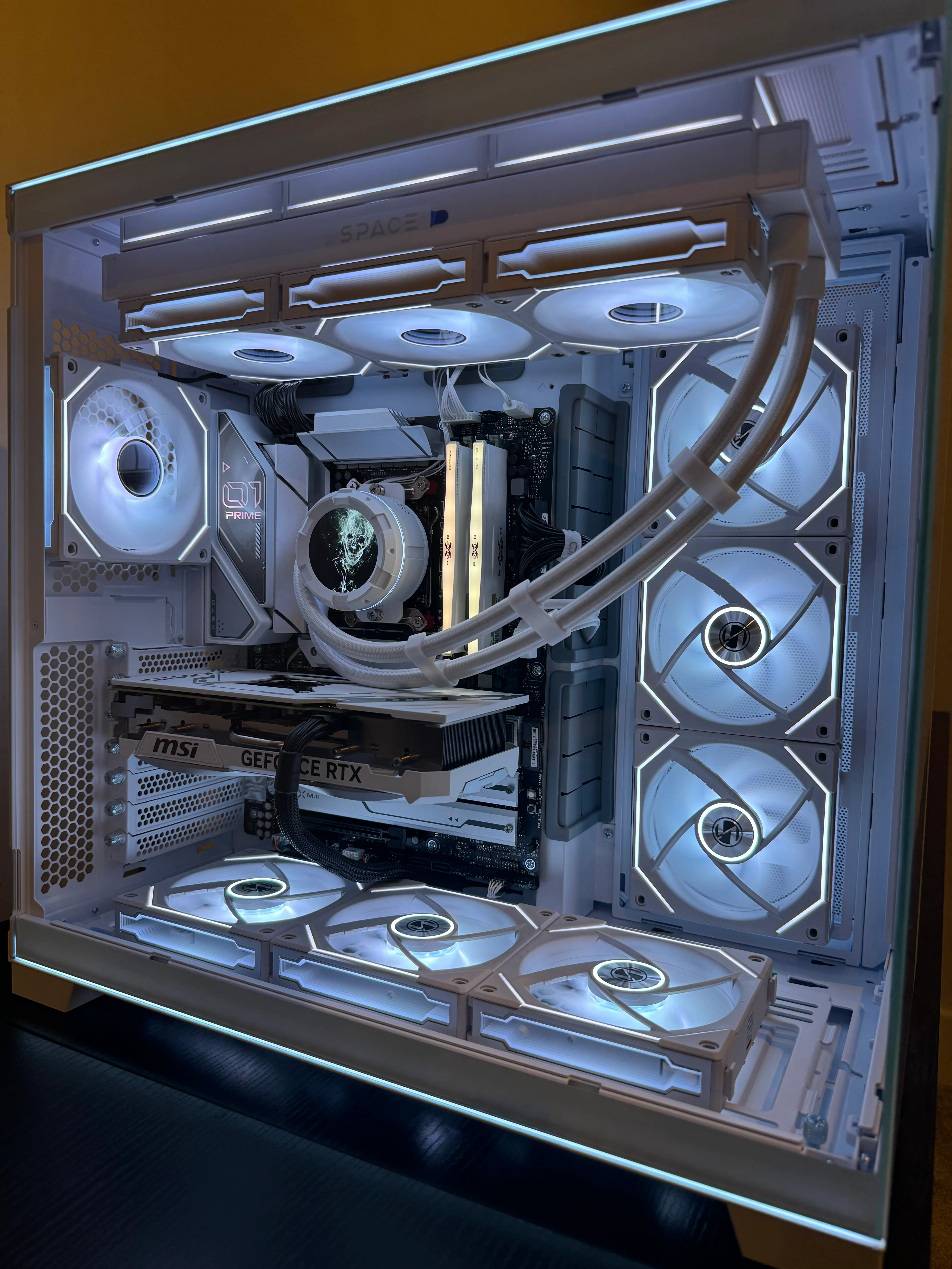 i9 14900K Gaming PC NVIDIA RTX 50 SERIES - 32GB DDR5 2TB SSD WiFi 6 DIGITAL LCD WHITE BUILD - Image 5