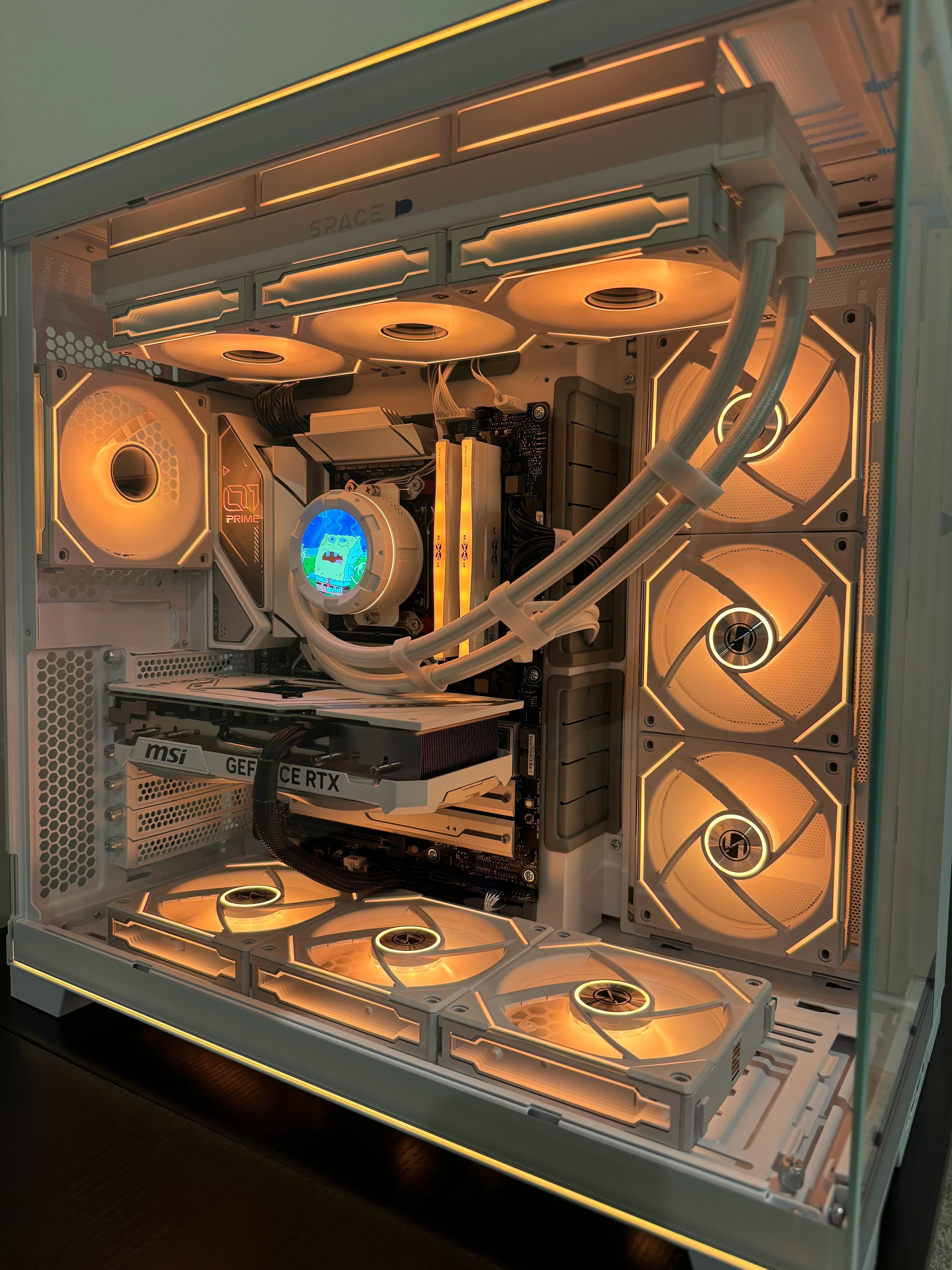 i9 14900K Gaming PC NVIDIA RTX 50 SERIES - 32GB DDR5 2TB SSD WiFi 6 DIGITAL LCD WHITE BUILD - Image 7
