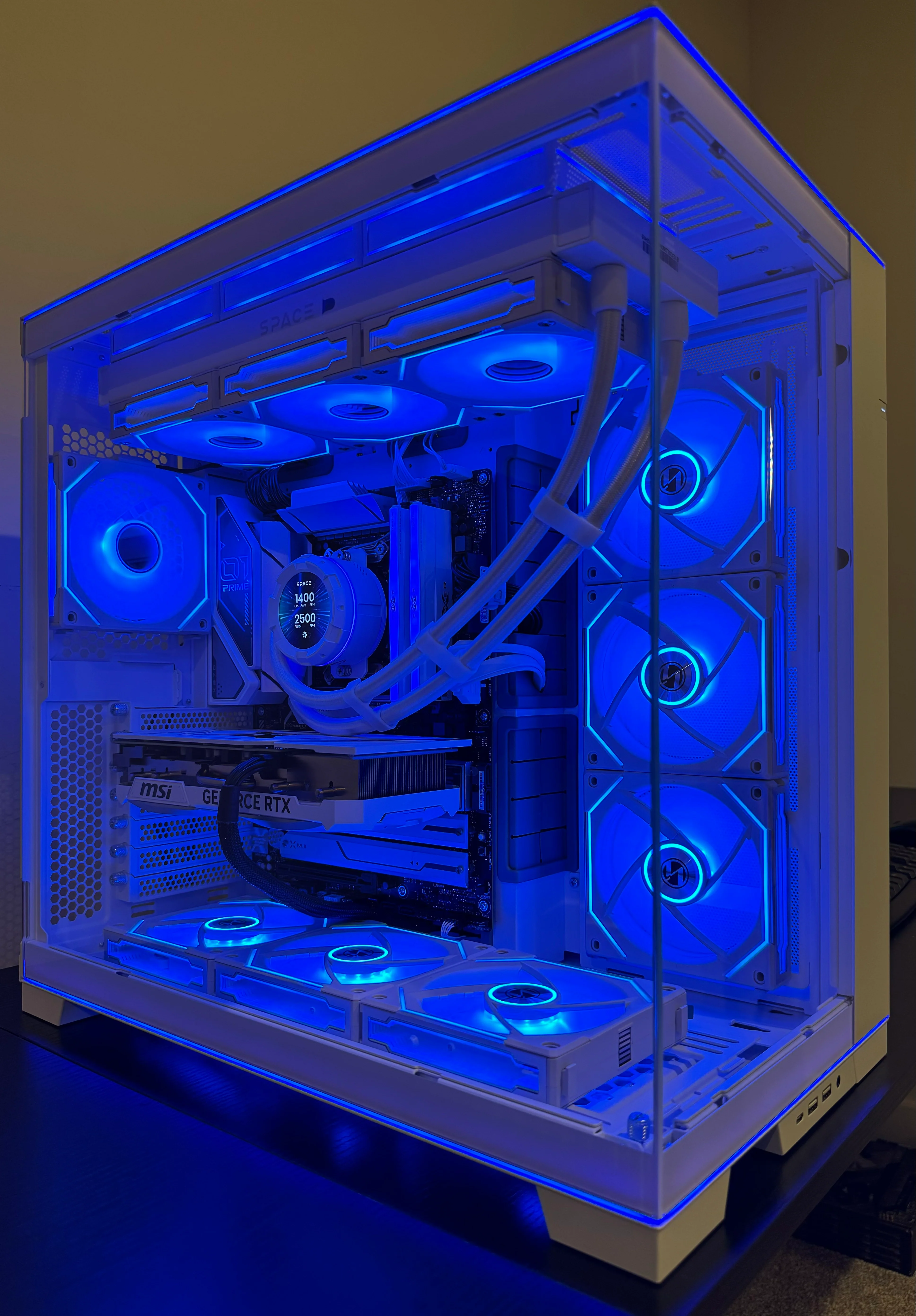 i9 14900K Gaming PC NVIDIA RTX 50 SERIES - 32GB DDR5 2TB SSD WiFi 6 DIGITAL LCD WHITE BUILD - Image 8