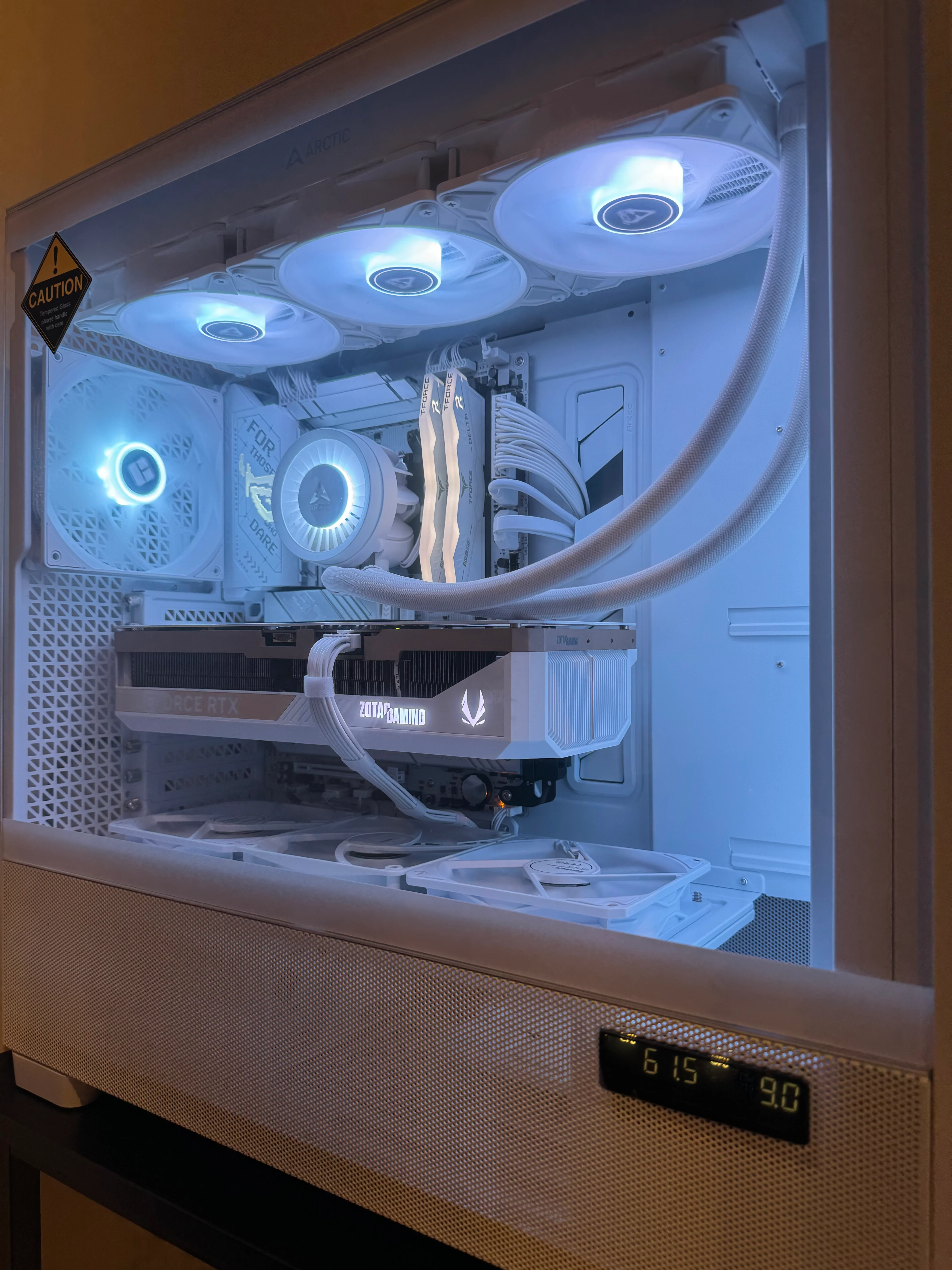 RTX 5070 Ti CUSTOM BUILT GAMING PC RYZEN 7 9800X3D 32GB DDR5 RAM 2TB SSD WiFi 6 VR WHITE BUILD - Image 2