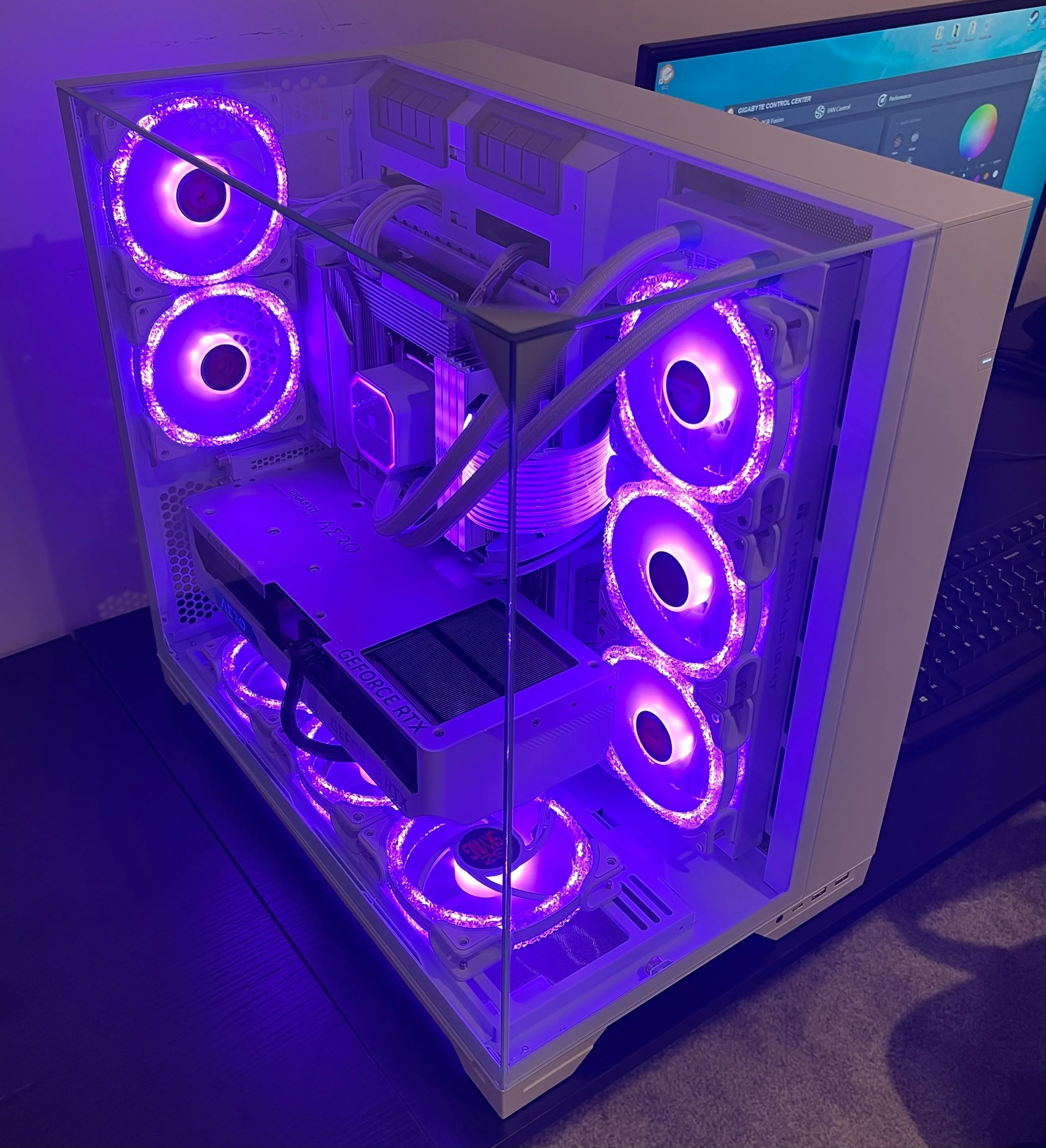 RTX 50 SERIES Gaming PC i9 14900K 32GB DDR5 2TB SSD WiFi 6 WHITE BUILD - Image 6