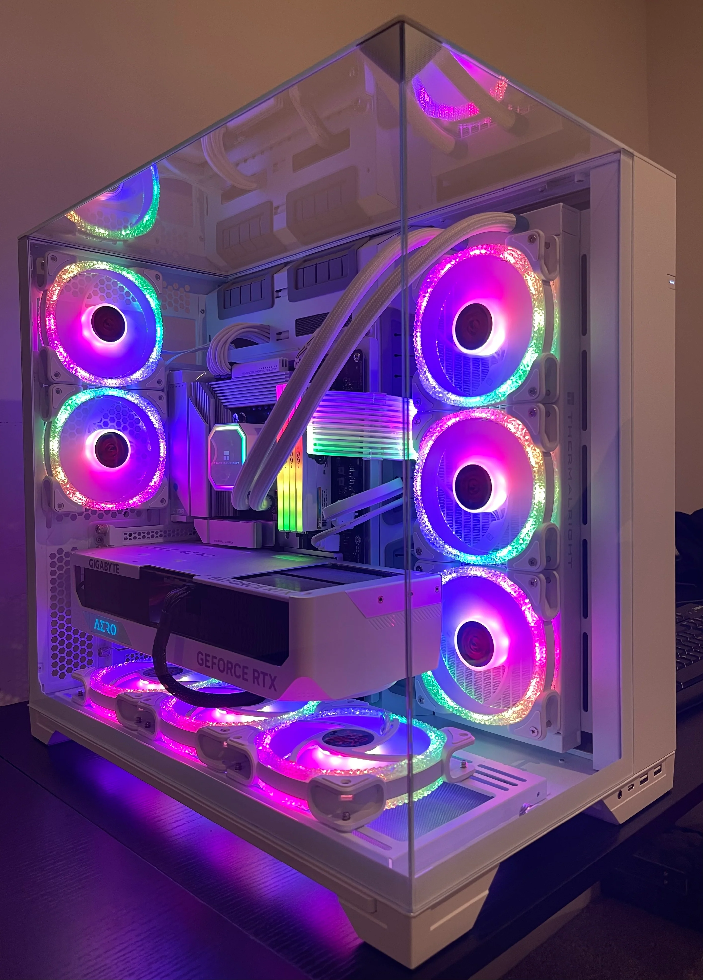 RTX 50 SERIES Gaming PC i9 14900K 32GB DDR5 2TB SSD WiFi 6 WHITE BUILD - Image 7