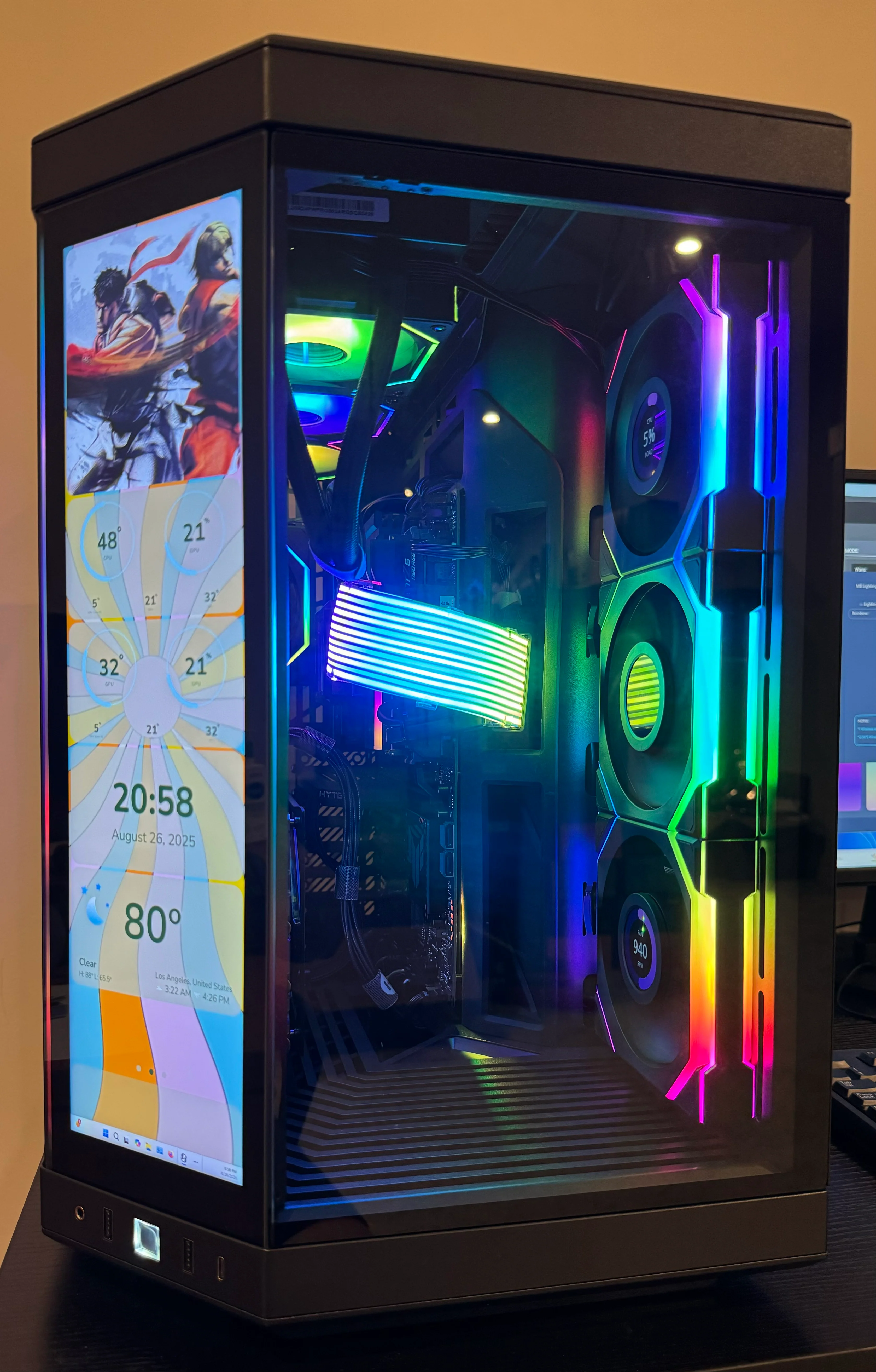 RTX 5080/5090 CUSTOM BUILT GAMING PC RYZEN 9 9950X3D 64GB DDR5 RAM 4TB SSD WiFi 7 VR BLACK BUILD - Image 3