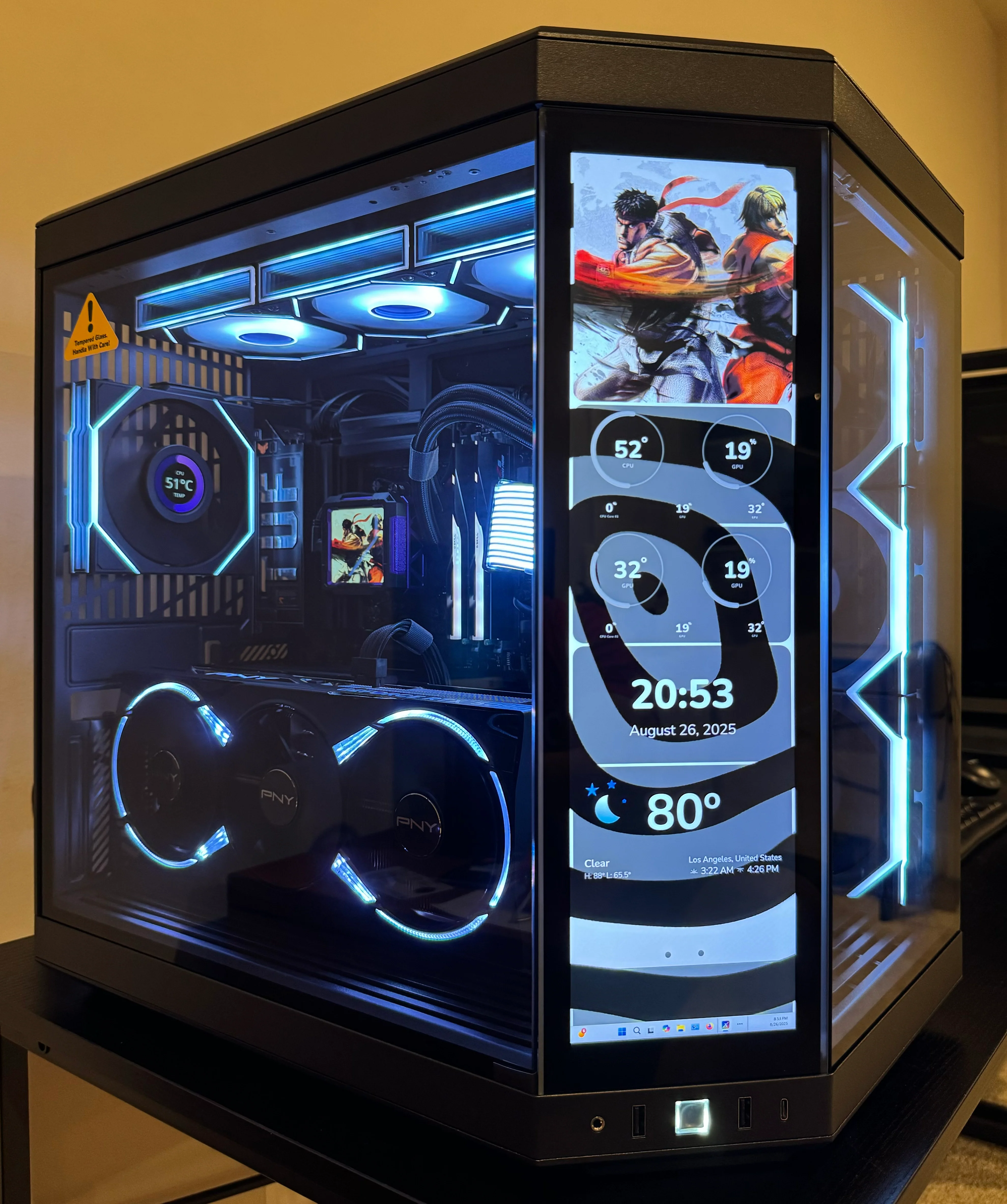 RTX 5080/5090 CUSTOM BUILT GAMING PC RYZEN 9 9950X3D 64GB DDR5 RAM 4TB SSD WiFi 7 VR BLACK BUILD - Image 9