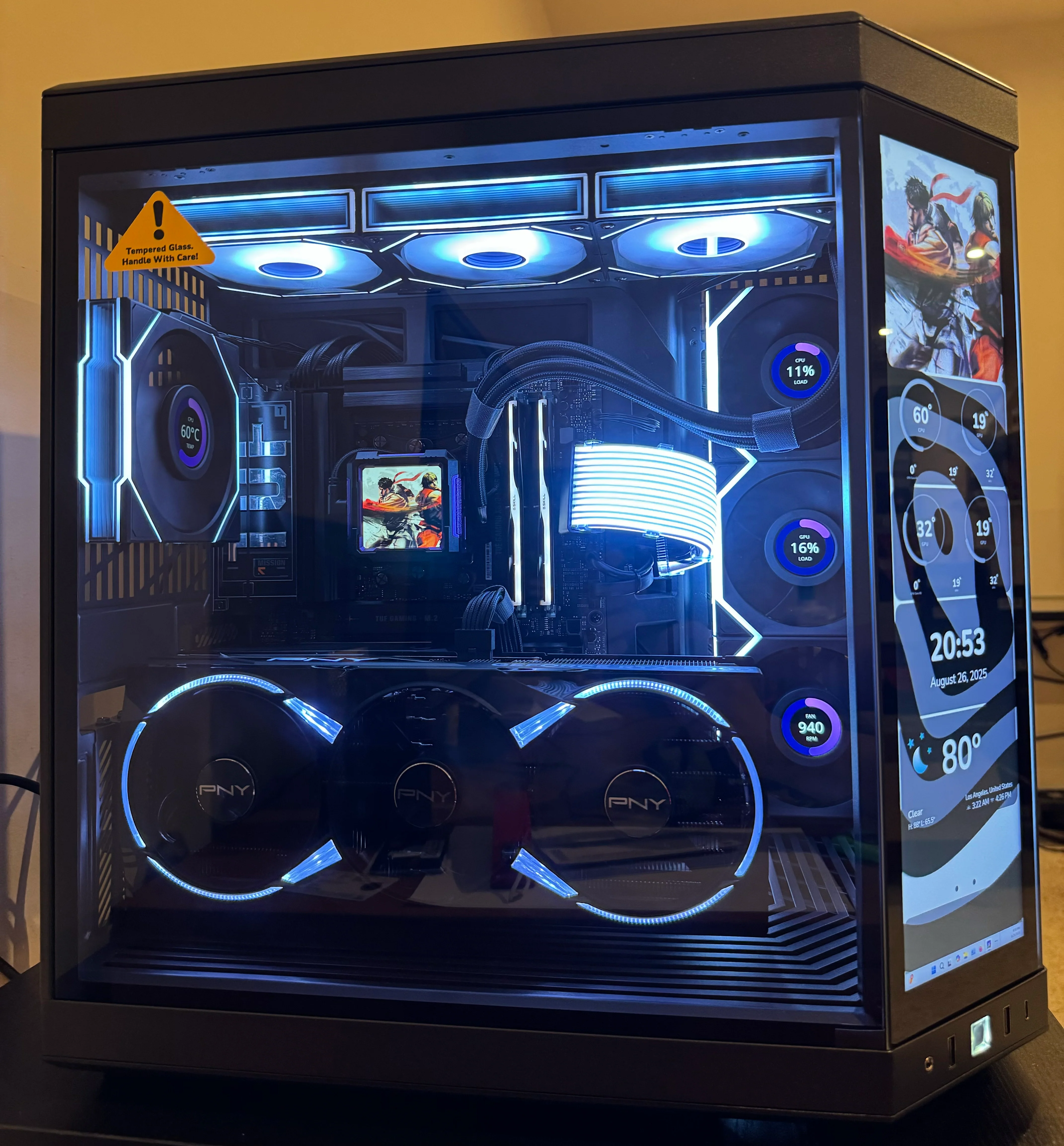 RTX 5080/5090 CUSTOM BUILT GAMING PC RYZEN 9 9950X3D 64GB DDR5 RAM 4TB SSD WiFi 7 VR BLACK BUILD - Image 8