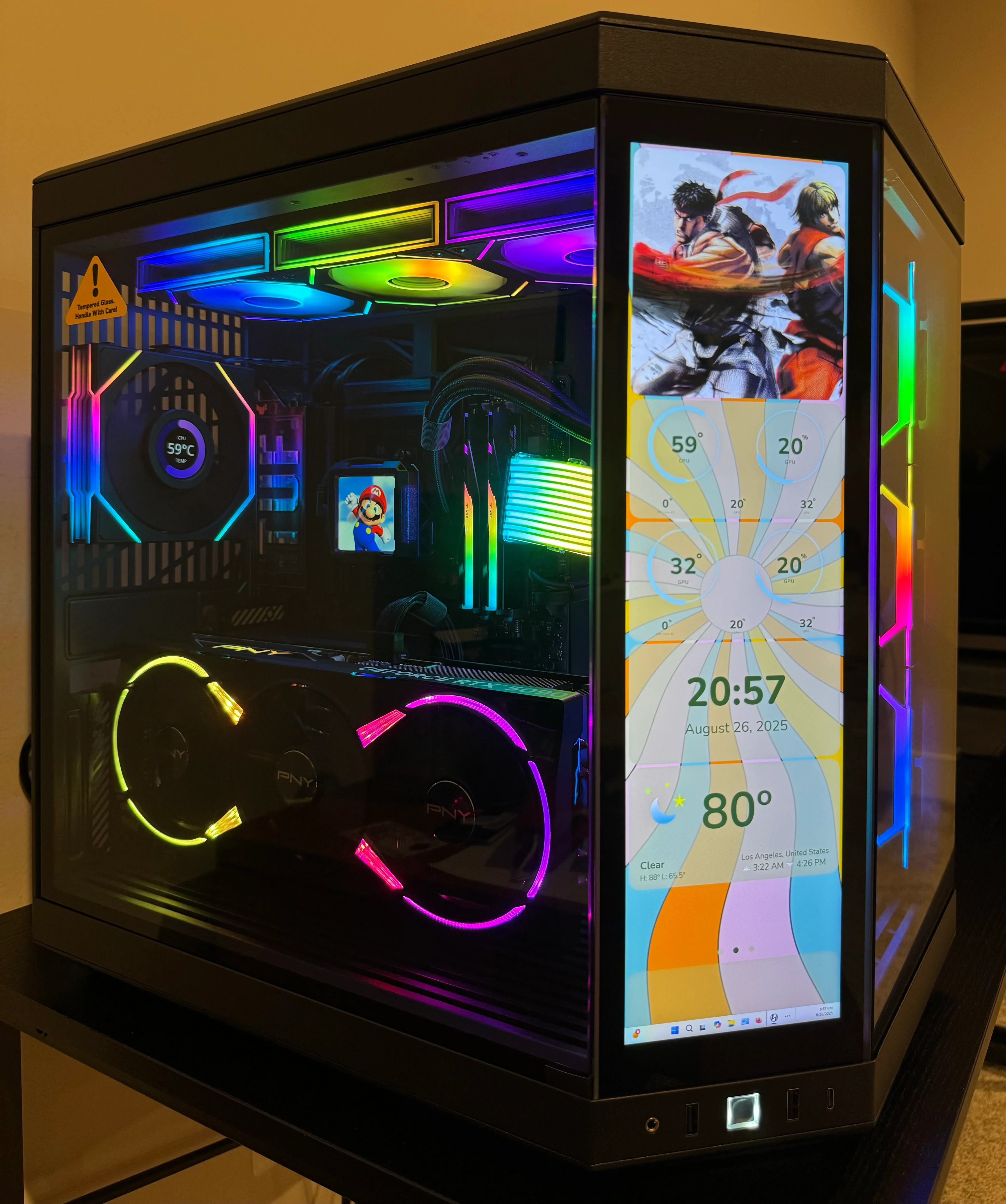RTX 5080/5090 CUSTOM BUILT GAMING PC RYZEN 9 9950X3D 64GB DDR5 RAM 4TB SSD WiFi 7 VR BLACK BUILD - Image 5