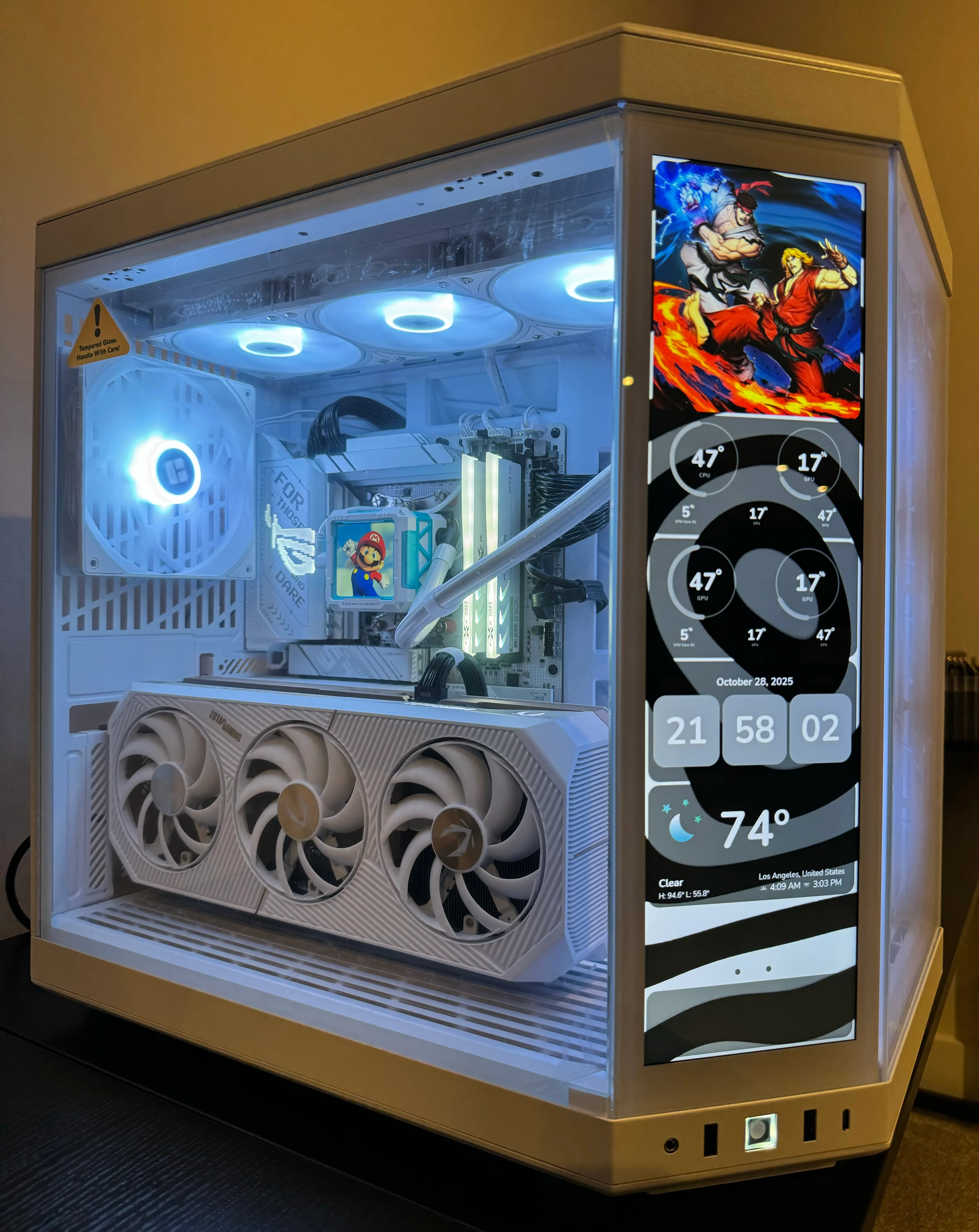 RTX 5090 CUSTOM BUILT GAMING PC RYZEN 7 9800X3D 32GB DDR5 RAM 2TB SSD WiFi 7 VR WHITE BUILD - Image 2