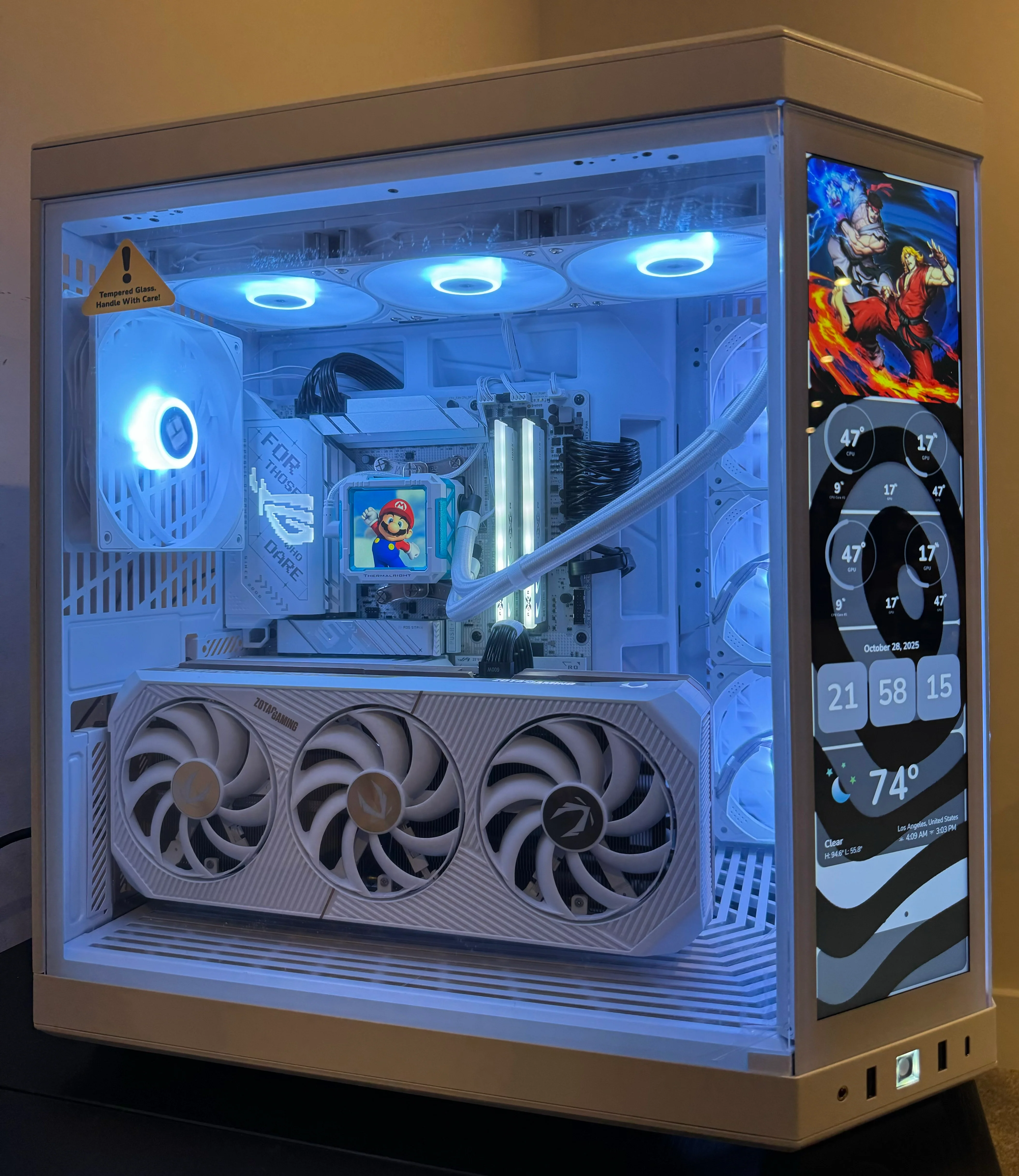 RTX 5090 CUSTOM BUILT GAMING PC RYZEN 7 9800X3D 32GB DDR5 RAM 2TB SSD WiFi 7 VR WHITE BUILD - Image 3