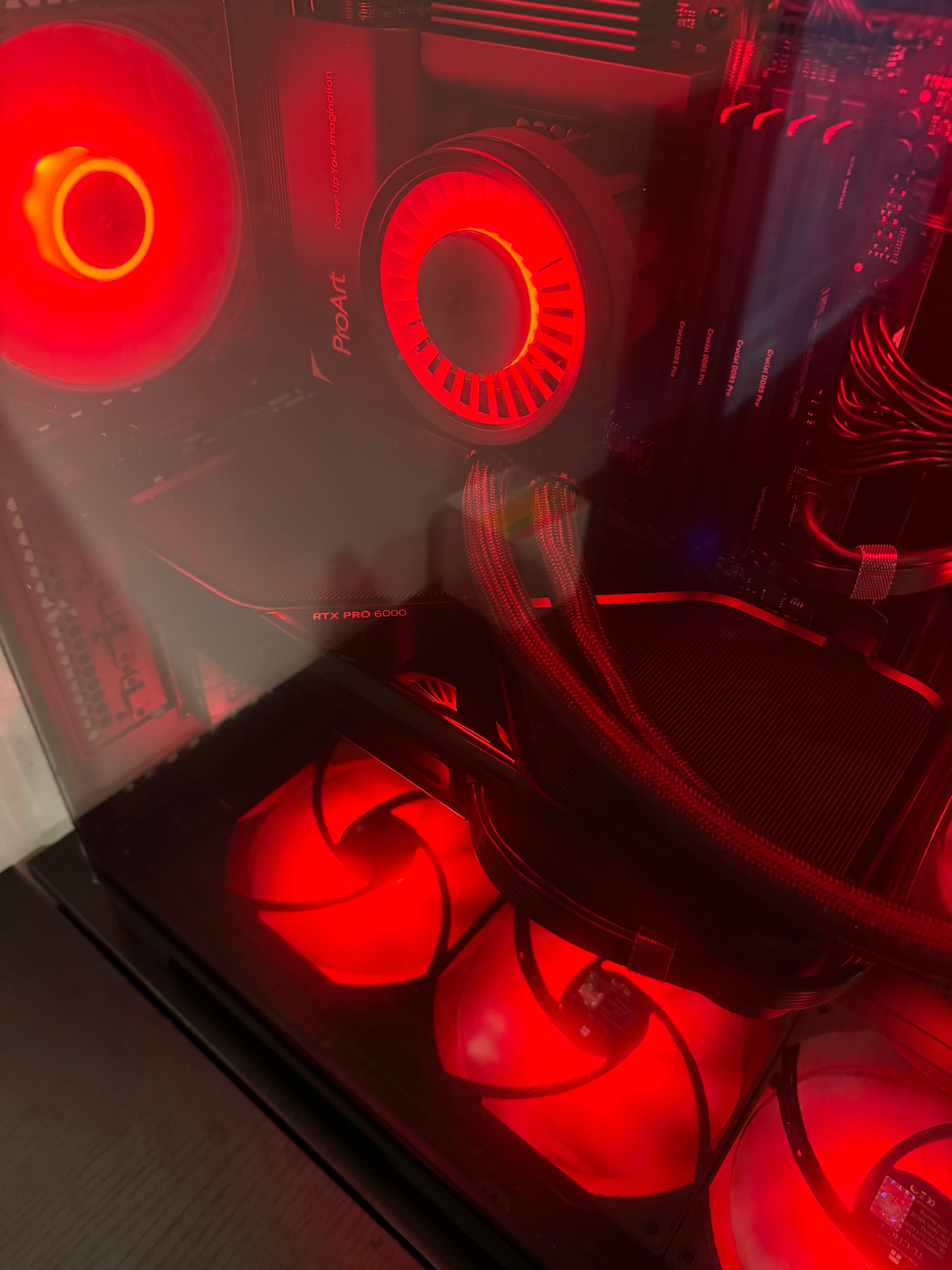RTX PRO 6000 AI WORKSTATION PC Core ULTRA 9 285K 192GB RAM 8TB SSD WiFI RGB VR - Image 3